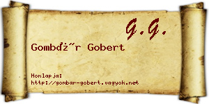 Gombár Gobert névjegykártya